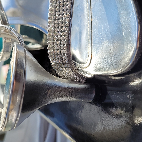 Rhinestone Strappy Sandals - Picture 5 of 6